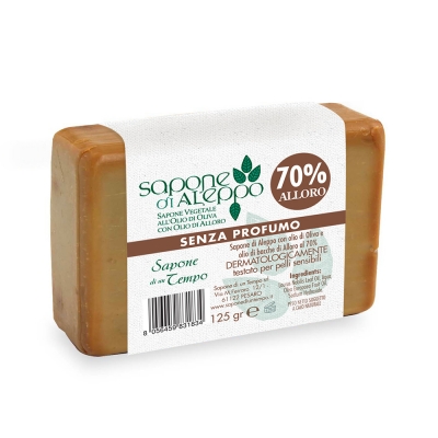 Sapone di Aleppo alloro 70%
