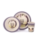 Set tavola gufo in bambù Yuunna