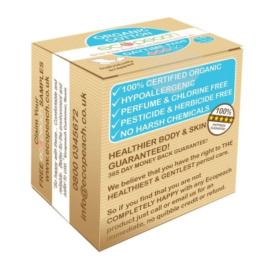 Assorbenti giorno ali cotone bio EcoPeach