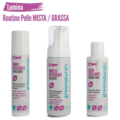 Routine viso Lumina per pelle mista e grassa GN