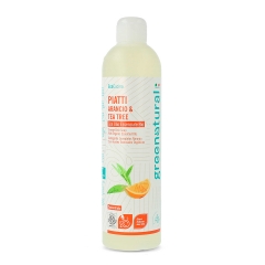Piatti a mano arancia e tea tree Green Natural