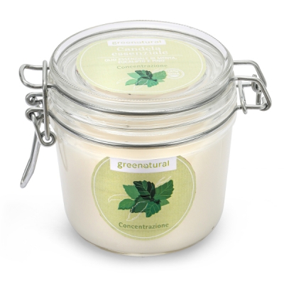 Candela cera di soia concentrazione menta GN