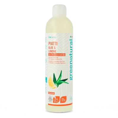 Piatti a mano aloe e limone Green Natural