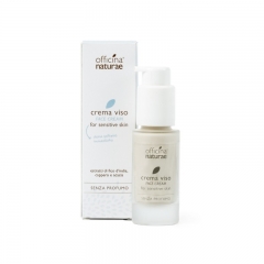 Crema viso pelle sensibile senza profumo ON