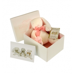 Peluche coniglio rosa bio Maud N Lil
