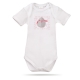 Body uccellino rosa Lait Baby