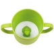 Tazza bambini ecologica biodegradabile con rana verde