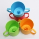 Tazza bambini ecologica biodegradabile con rana verde