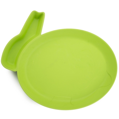 Piatto biodegradabile in bioplastica da piante