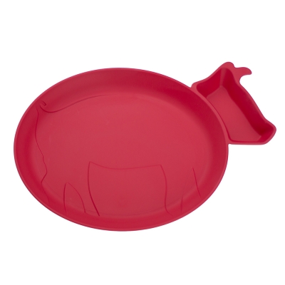 Piatto biodegradabile in bioplastica da piante