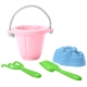 Set spiaggia rosa in plastica riciclata