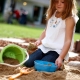 Set spiaggia in plastica riciclata