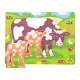 Puzzle mucca in legno Bigjigs