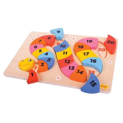 Puzzle serpente numeri Bigjigs