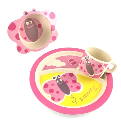 Set tavola mucca in bambù