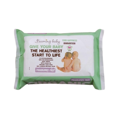 Salviette neutre bio all'Aloe Vera Beaming Baby