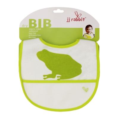 Bavaglino impermeabile cotone bio rana JJ Rabbit