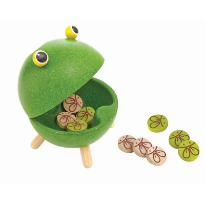 Sfama la rana Plan Toys